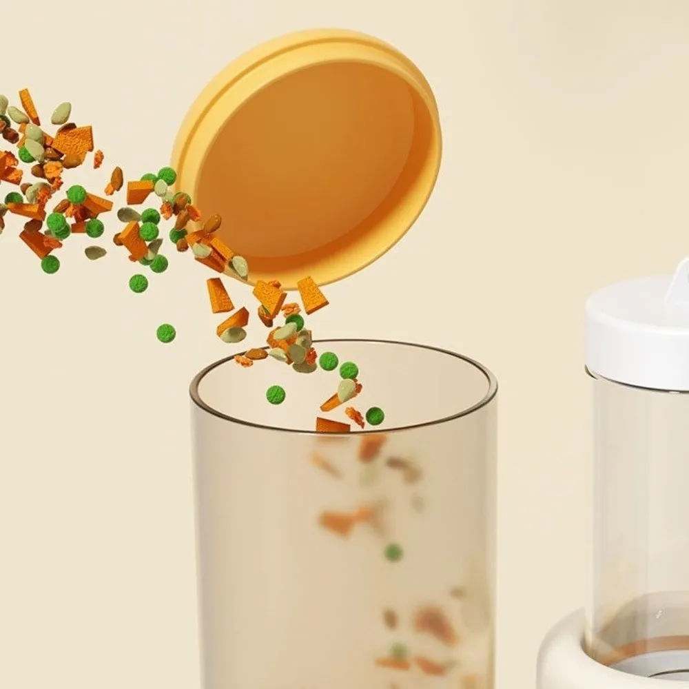

Leak-Proof Hamster Water Dispenser Large Capacity Detachable Base Automatic Feeder No Drip Rolling Ball Hamster Food Basin