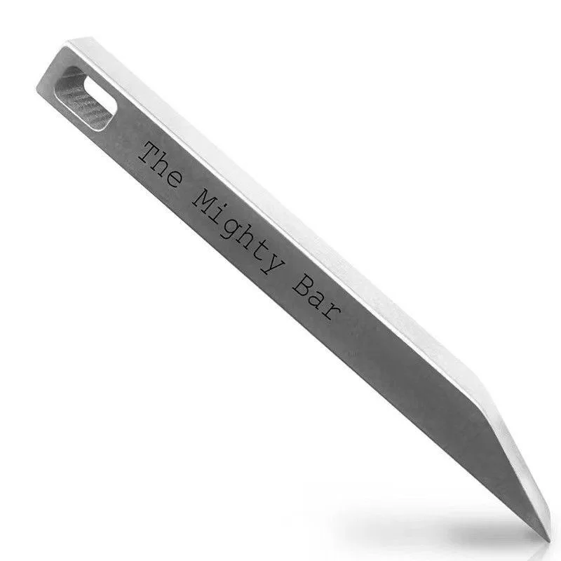 Edc Pry Bar, Edc Keychain Tool, Small Heavy Duty Stainless Steel Keychain Pocket Pry Bar for Everyday Carry and Outdoor Activiti