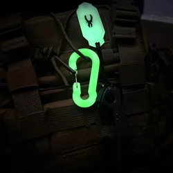 Luminous Mountaineering Buckle Key Chain Outdoor Camping Multi-functional Hanging Buckle Plug-in Anti-lost Night Light Strong