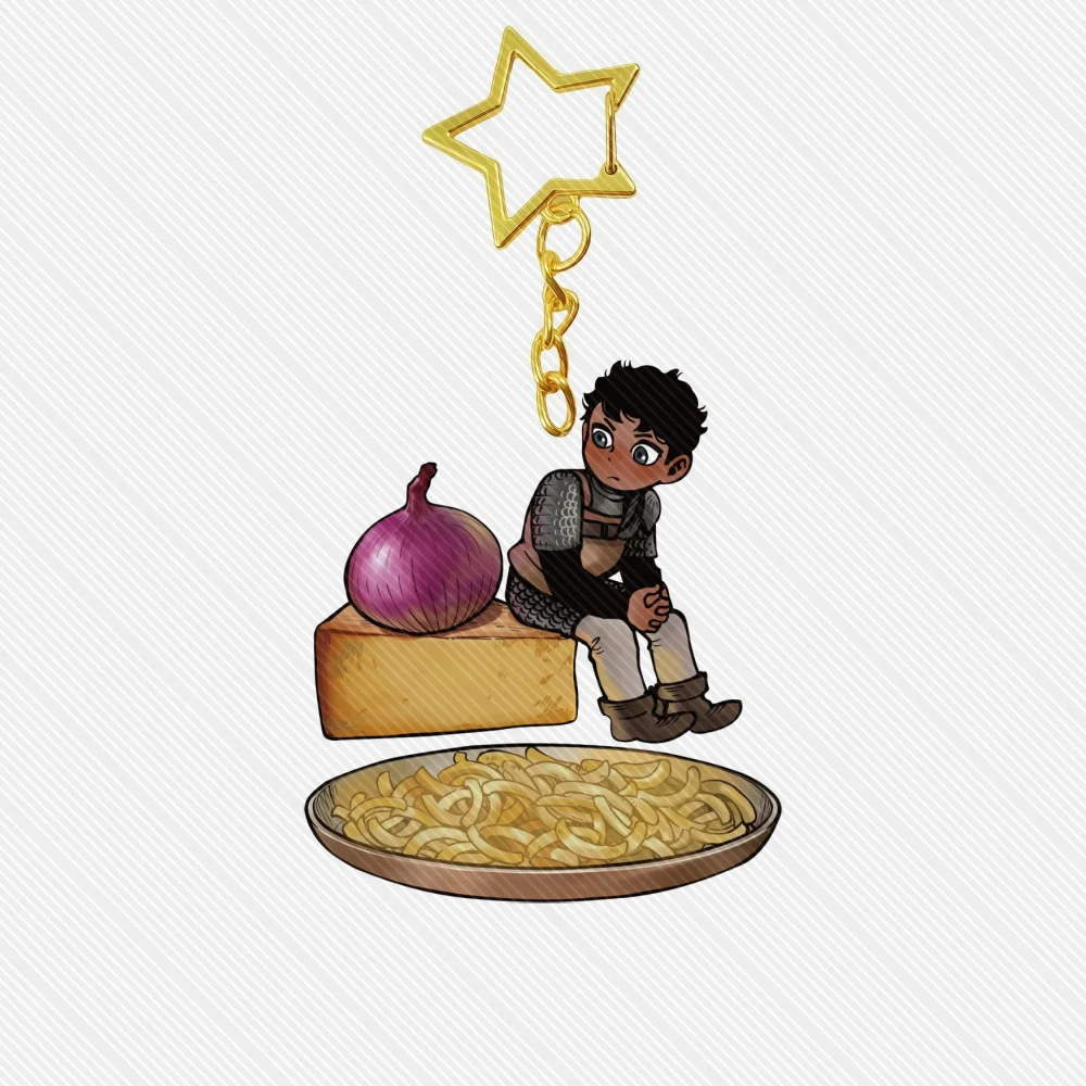 6CM Charm Anime Delicious in Dungeon Acrylic Keychain Model Cosplay Characters Ornament Accessories Good Collection Gifts