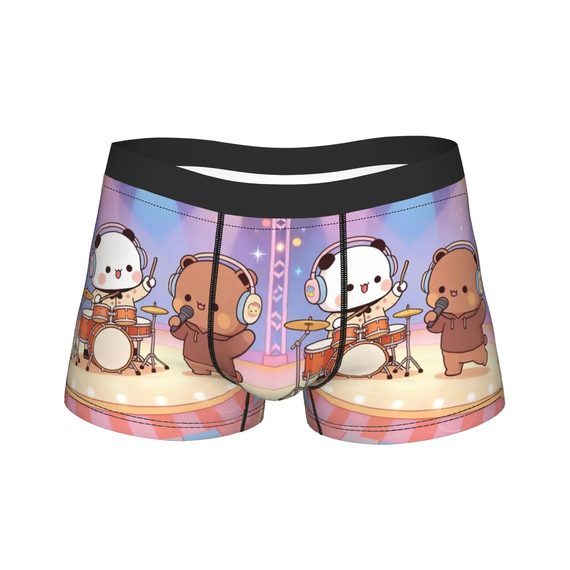 Cute Cartoon Bubu Dudu  Underwear  Comfortable Underpants Printing Boxer Brief For Men 3D Pouch Plus Size Trunk
