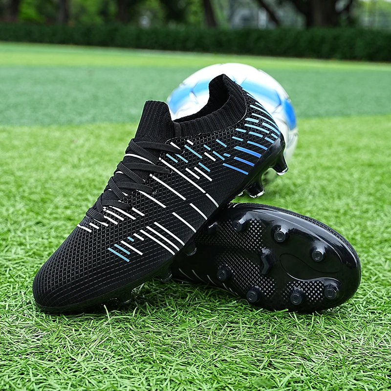 Outdoor Soccer Shoes Men Professional Training Football Boots Youth Comfortable Non-Slip Athletic Training Cleat Shoe Sneaker