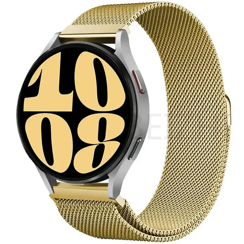 22mm 20mm Milanese loop band for Samsung Galaxy Watch 7-FE-5-pro-6-4-Classic Metal magnetic bracelet Huawei GT 5-4-3-2-2e strap