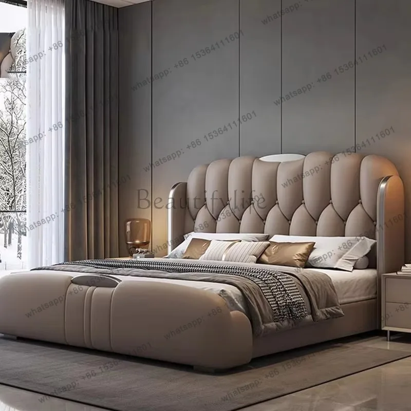 FG Waterproof Comforter Bed Frames Adult Organizer Monster Full Size Double Bed Queen Headboards Lozko Sypialniane Home Furnitur