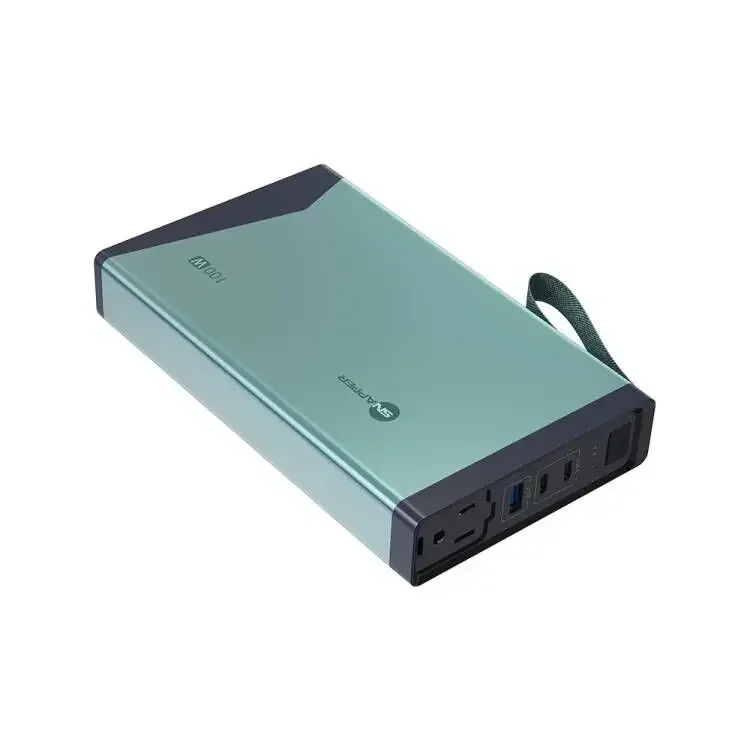 Portable Power Bank with AC Outlet 100W 30000mAh 110V 220V 100W Laptop Charger External Battery Pack Power