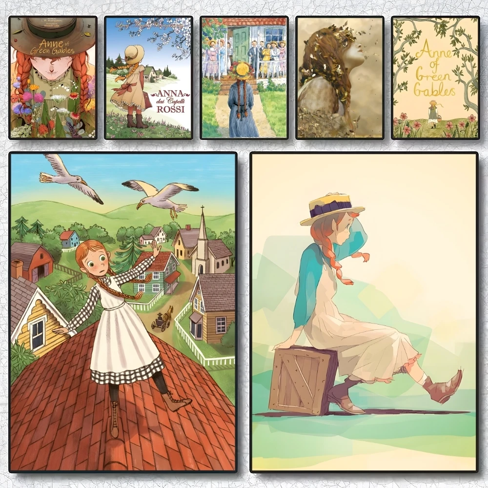 

A-Anne of Green G-Gables Poster Paintings Posters & Prints Home Bedroom Living Room Decor Holiday Gifts Souvenir