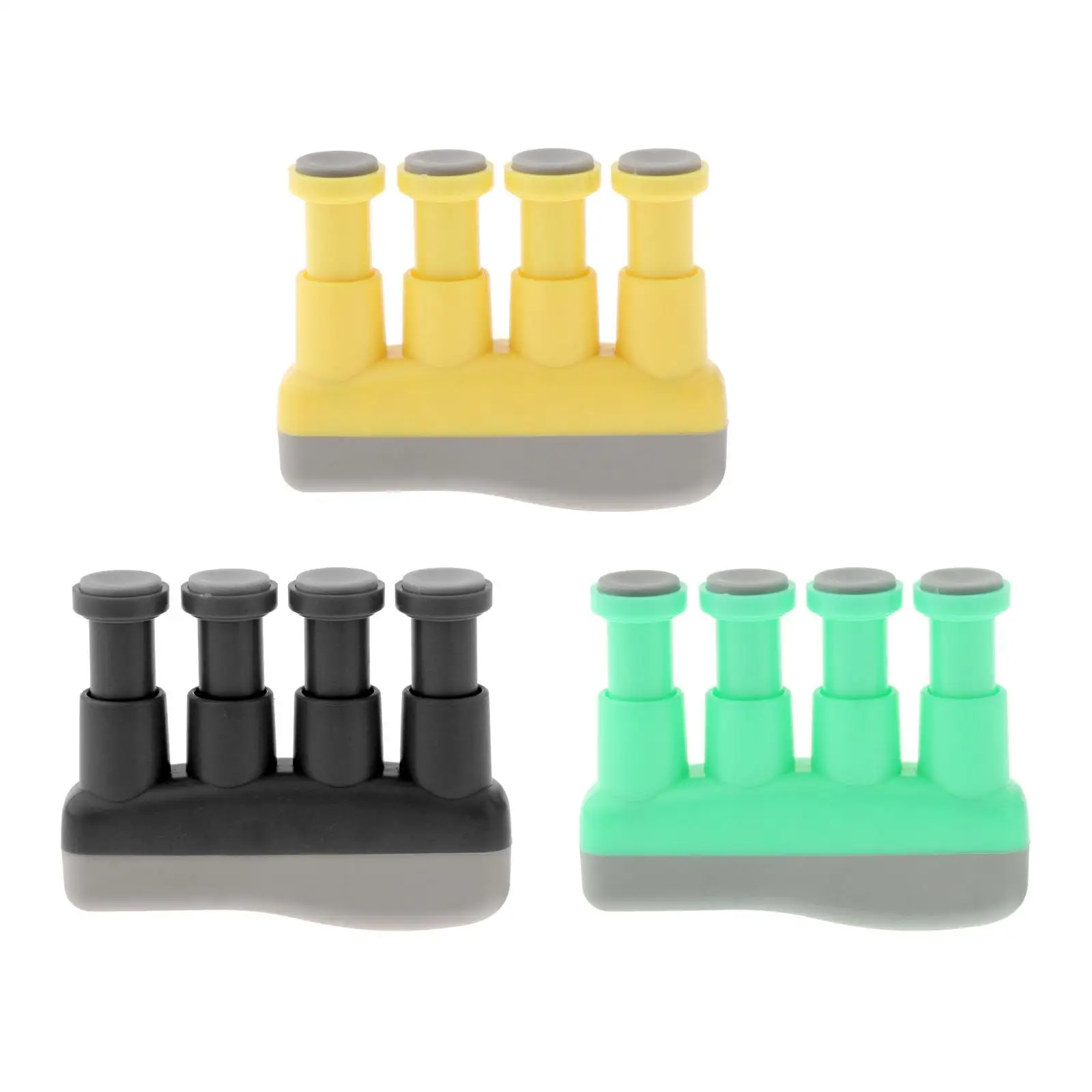 Adjustable Plastic Finger Strengthener Hand Grip Exerciser Musical Instrument Tool for Guitar Piano Training