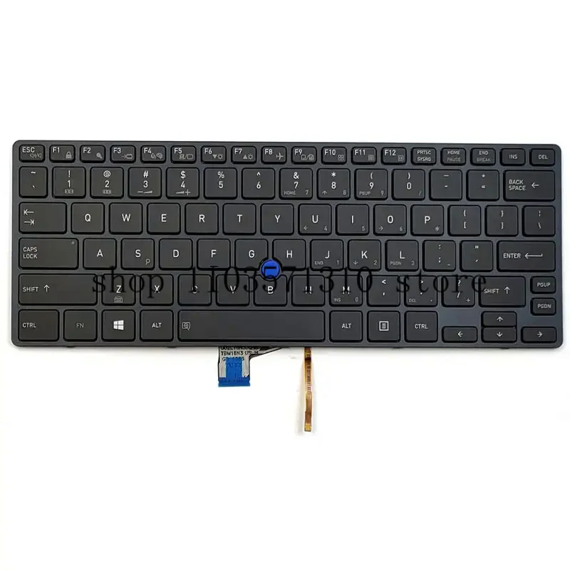 Imagem -02 - Teclado para Notebook Toshiba Portege Eua Retroiluminado X30-d X30-d1352 X30-d1354 X30-d1356 X30-e X30-e-bto X30-e1346 Series Novo