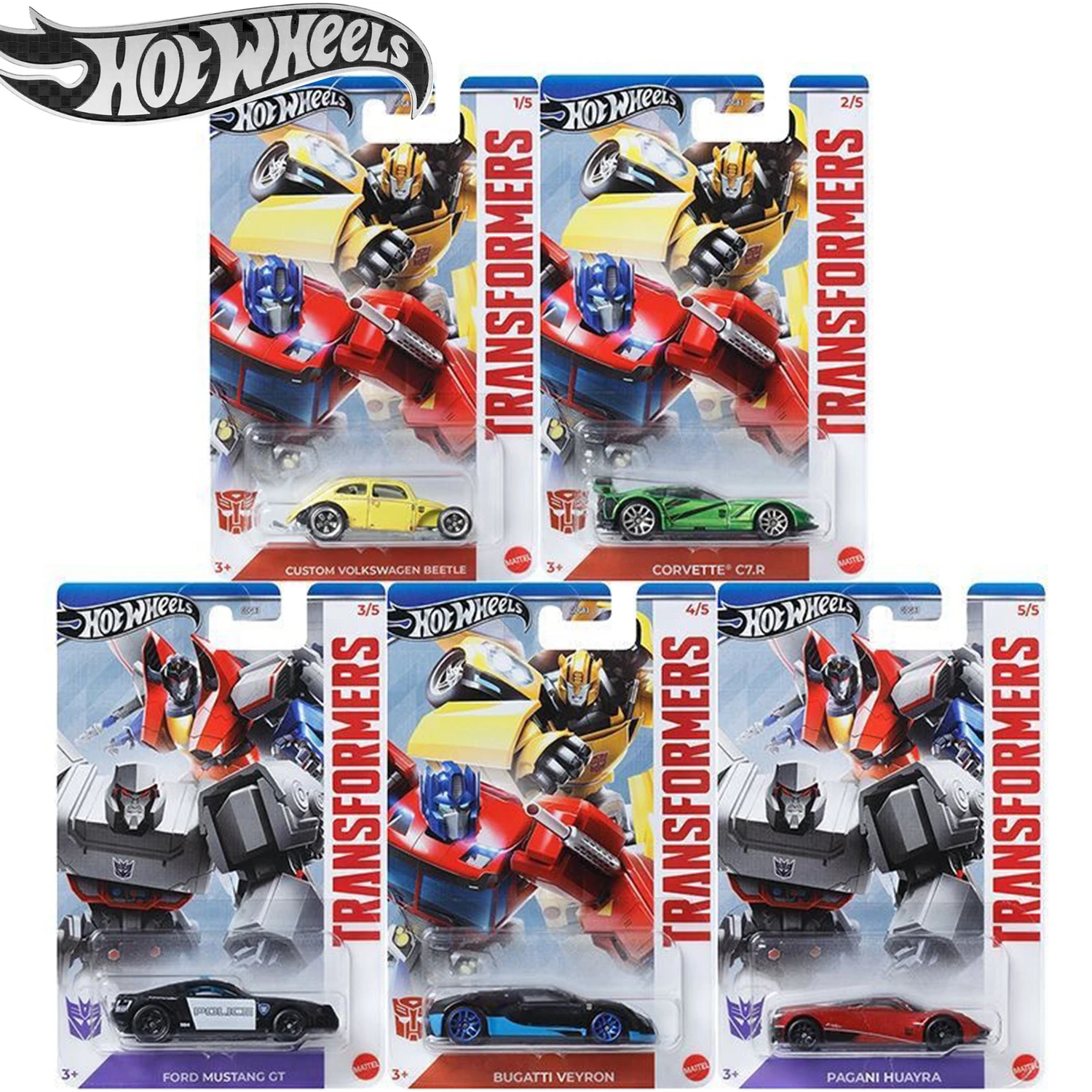 

Hot Wheels GDG83 1:64 Silver Series H Transformers Joint Name Diecast Model Alloy Car Collection Gift Toy Shipping Protection