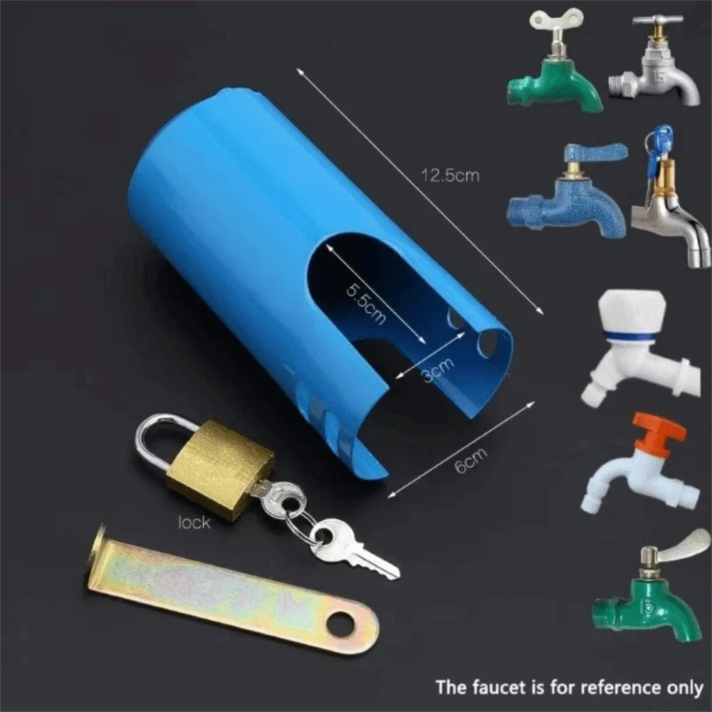 

Heavy Duty Outdoor Faucet Cover Theft Protection Easy Installation Water Spigot Cover Practical Design Metal Faucet Lock