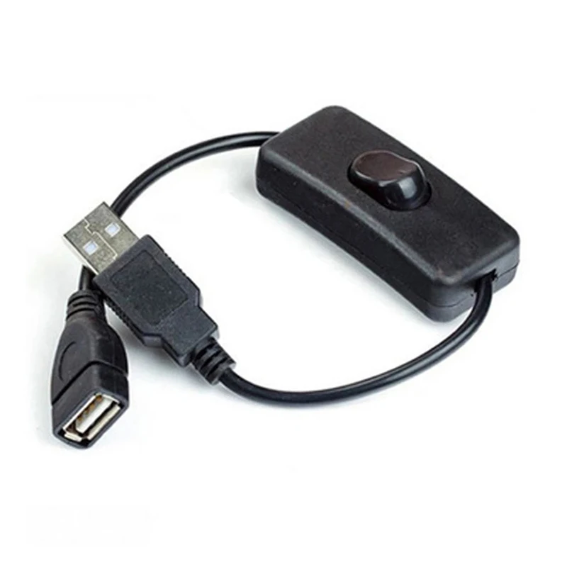 All Copper Material environmental protection USB Cable Male to Female Switch ON/OFF Cable LEDs Lamp Adapter USB Extension Cable