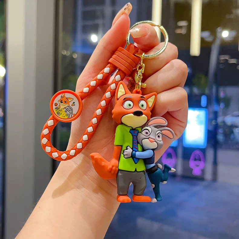 Zootopia 2 Keychain Cute Judy Hopps, Nick Wilde Doll, Couple