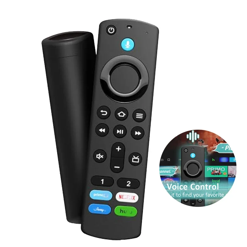 3rd Gen Pro Replacement Voice Remote Compatible with Fire TV Stick 4K Max Smart TV Cube and Smart TVs