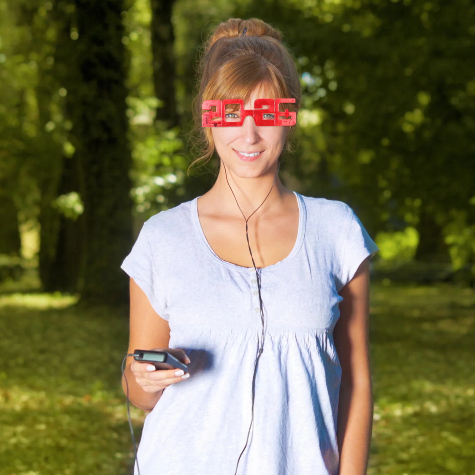 

8Pcs Flashing 2026 Number Glasses LED Eyewear for Nye Party Graduation Gathering Bright Light Up Party Favors Festival