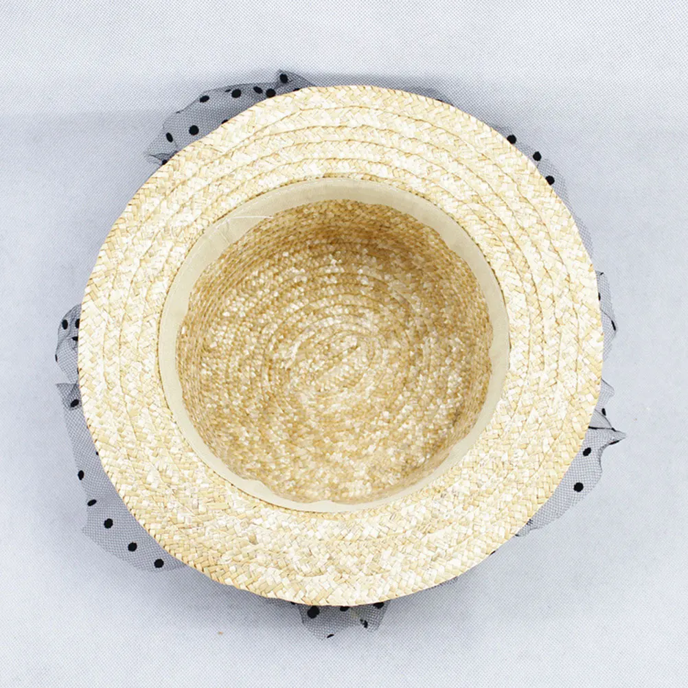 

Lace Sun For Women Girls Wide Brim Straw Outdoor Sun Protection Floppy Beach Travel Headgear Breathable Lightweight Fisherman