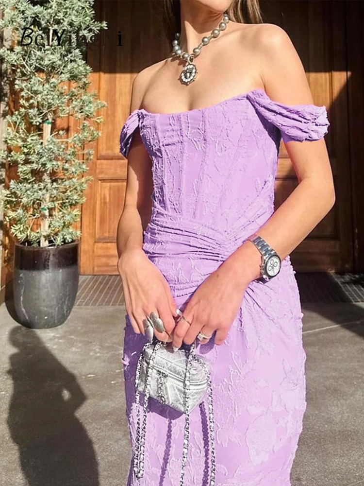 Beiyingni New Fashion Elegant Prom Long Dresses Women Plain Lace Fishbone Spaghetti Strap Night Club Bodycon Dress Ladies Robes