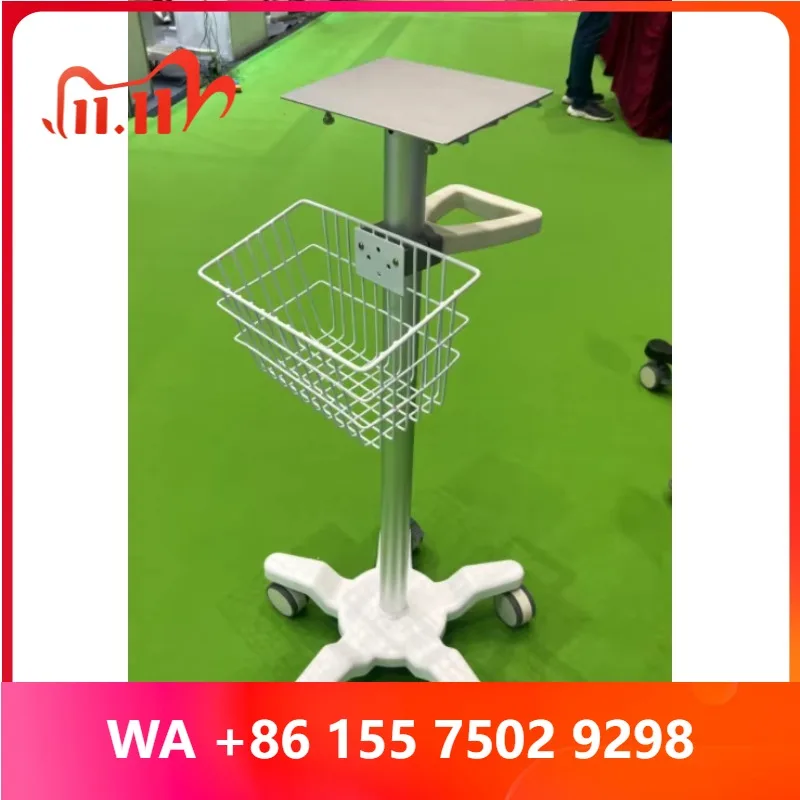High Quality Medical Instrument Stand Stainless Steel Patient Trolley Cart Sour Metal Material