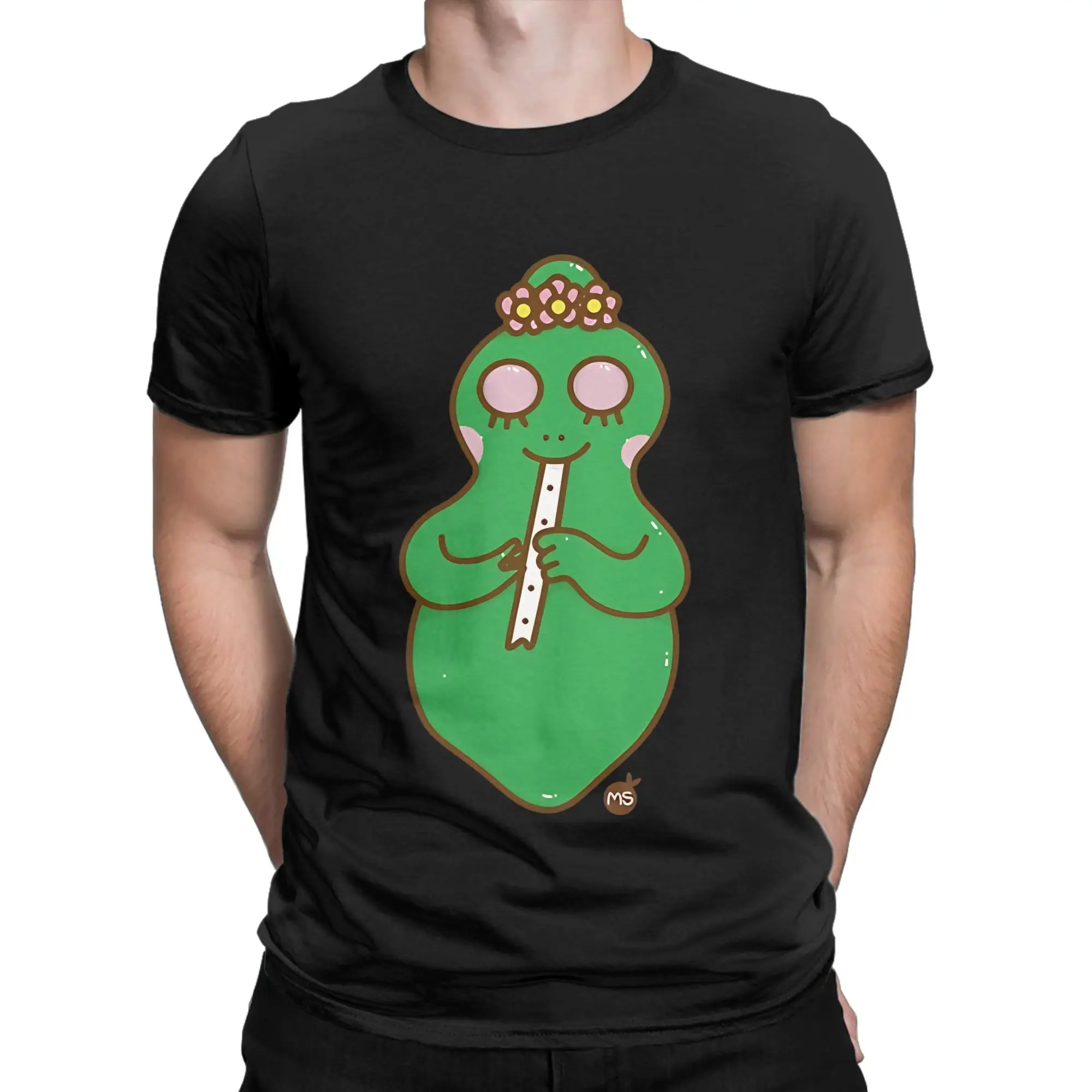 BarbalalaMS Sticker Graphic Funny 100% Cotton T-Shirt bBarba Tops Tees For Men