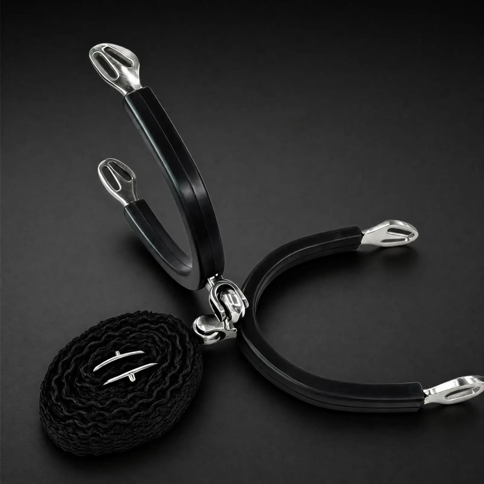 childrens-riding-spur-kit-stainless-steel-roller-spurs-with-strap-for-youth-equestrian-training-and-horse-communication