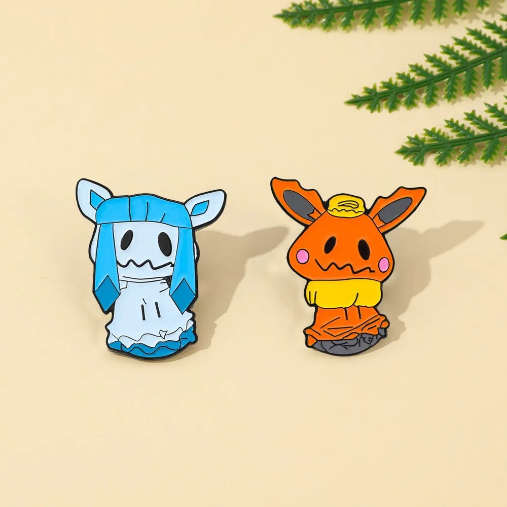 Alfileres de solapa de personajes de Pokémon de Anime para mochila, insignias de Metal, Pin esmaltado para ropa, accesorios de moda