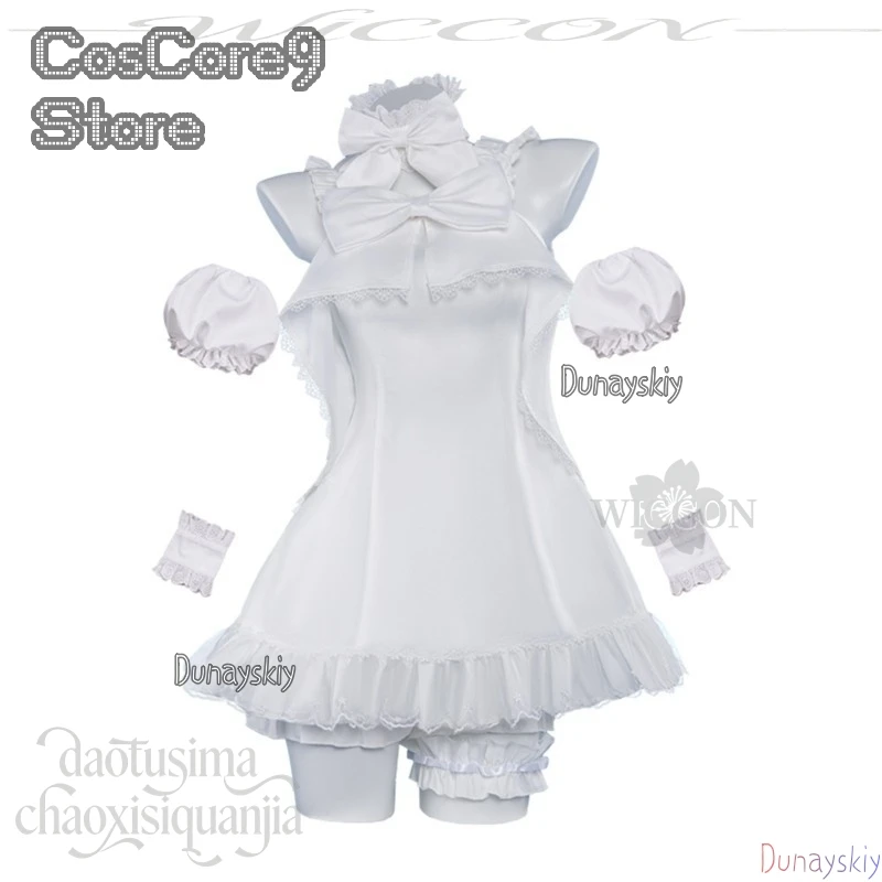 jirai kei wig Halloween Christmas party cosplay Ram Rem costume Sweet Angel Pure white pajamas kawaii cute dress anime RE:zero 0 - view 6