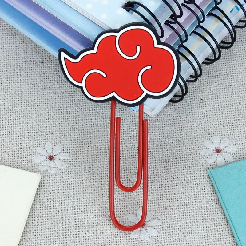 Naruto Paper Clips Binder for Child Stationery Cute School Supplies Bookmarks PaperClips Office Accessories Anime Figure Gifts