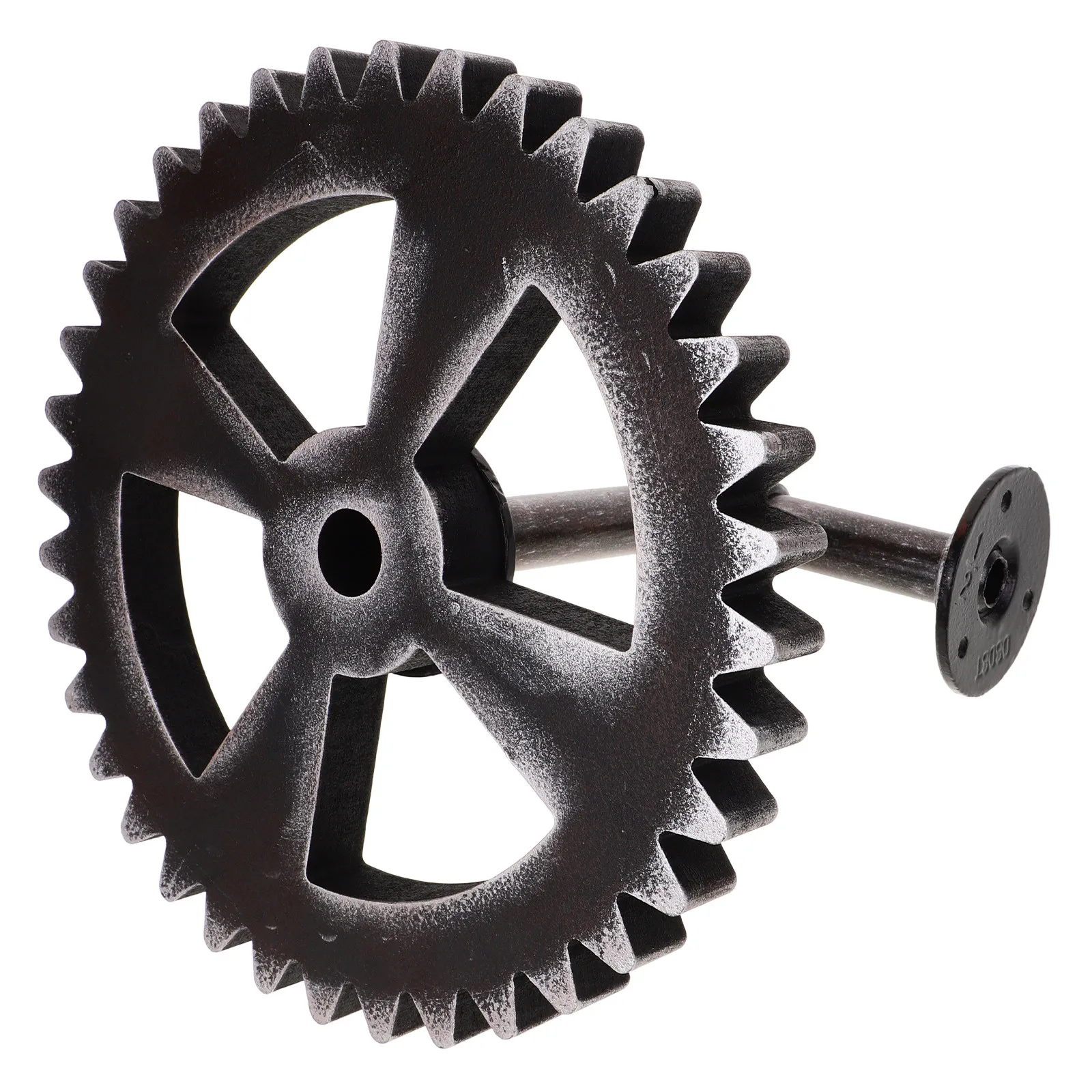 Industrial Gear Shaped Wall Floating Shelf Vintage Style Bedroom Bathroom Kitchen Storage Rack Wall Mounted Organizer Display