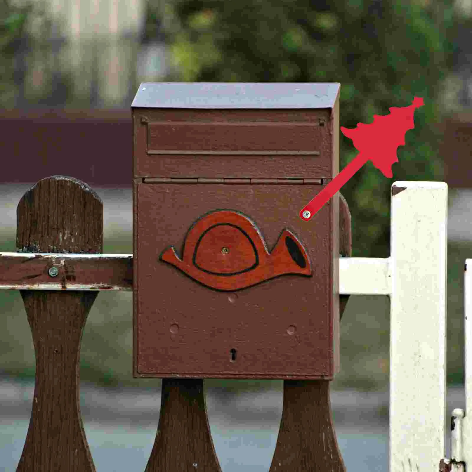 Mailbox Decoration Emblems Boxes Garden Flag Replacement Red Flags for Brick Mailboxes Acrylic