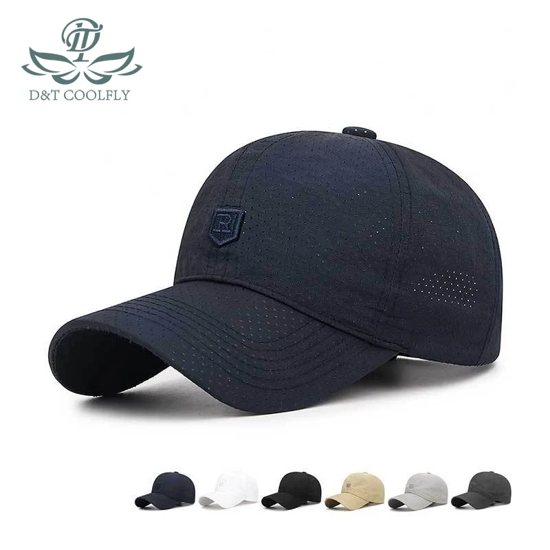 D&T 2024 New Fashion Baseball Cap Men Women Solid Breathable Adjustable Simple Sun Protection Dacron Material Versatile Cap Hat