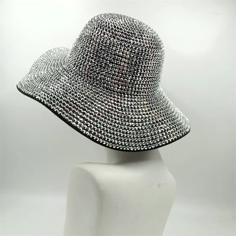 Cowboy Series Western style Cowboy Women's Hat Men's Retro Men's Panama Cowboy Jazz Hat Men's Hat Water Diamond Sombrero Hombre image 3