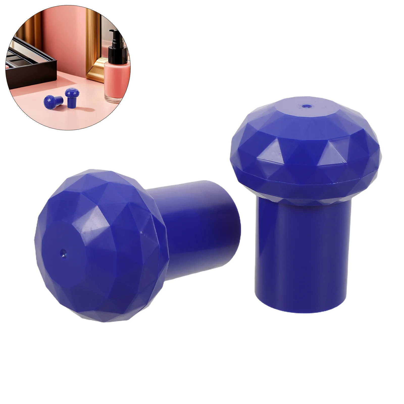 

2Pcs Plastic Perfume Bottle Lid Presser Tool for Spray Head Replacement Refillable Screw Caps Portable Travel Use