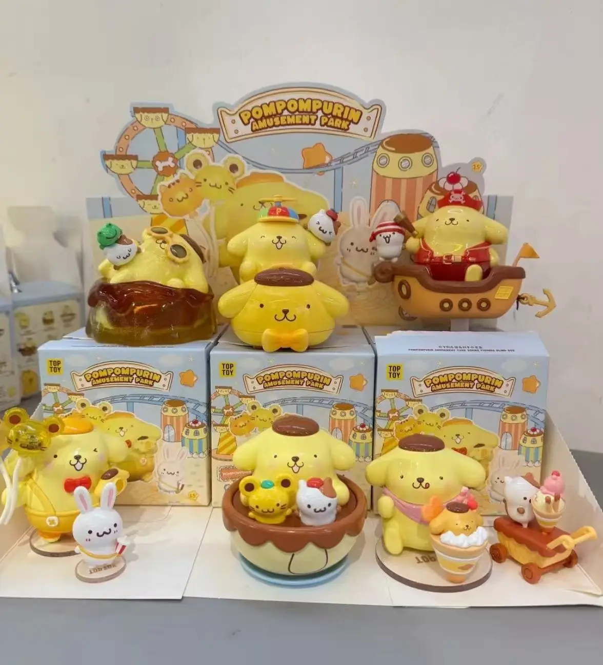 ของแท้ TOPTOY ซานริโอ ปอมปอมปูริน พาร์ค บลายด์บ็อกซ์ ของเล่นสุดฮิต ตุ๊กตาตั้งโต๊ะน่ารัก ของสะสม ตุ๊กตา ของขวัญวันเกิดสำหรับเด็กผู้หญิง