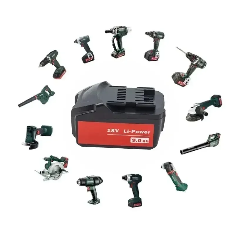 18V Rechargeable Lithium Battery For Metabo Power Tools, Latest Durability Upgraded Model