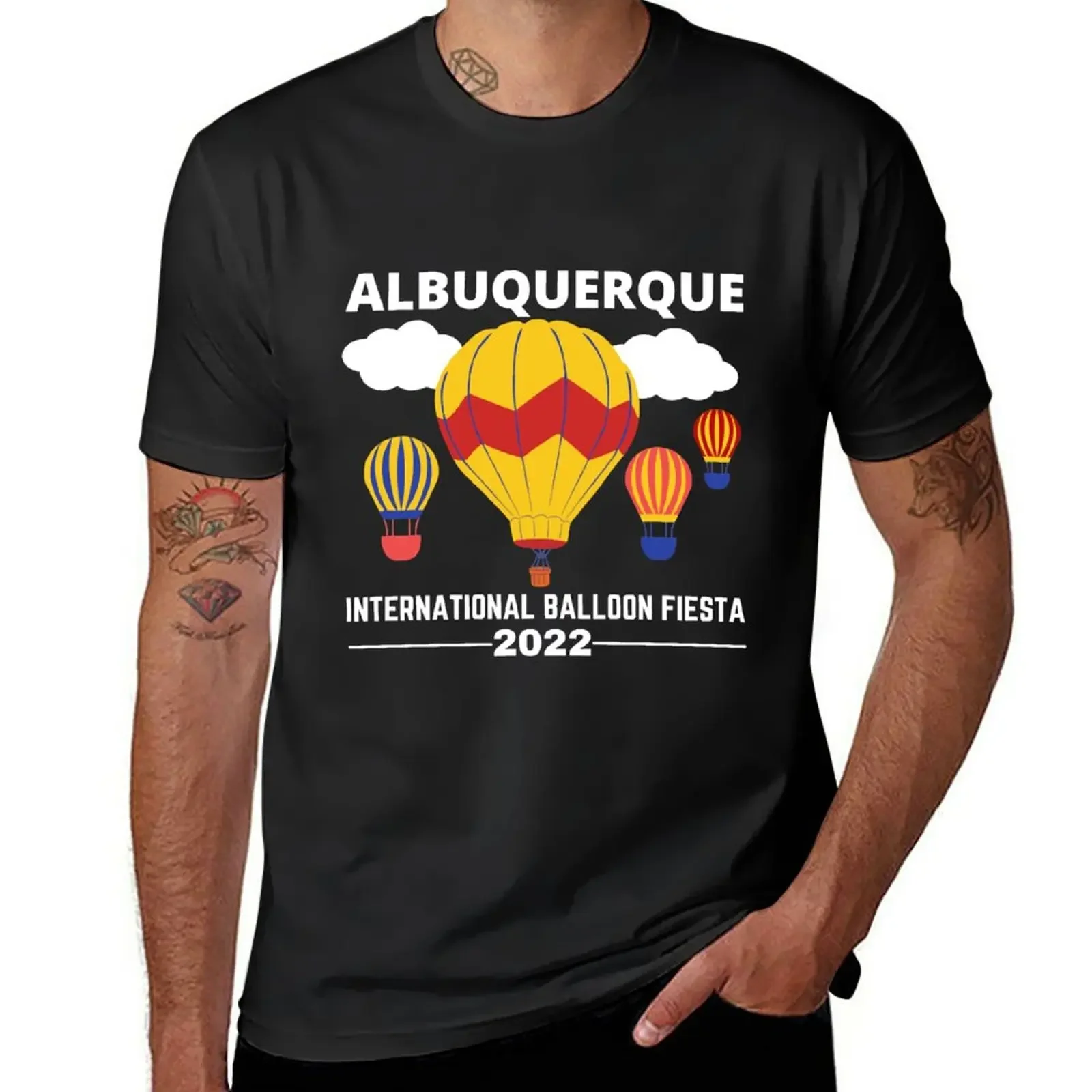 Albuquerque Balloon Fiesta 2022 T-Shirt plain hippie clothes mens champion t shirts