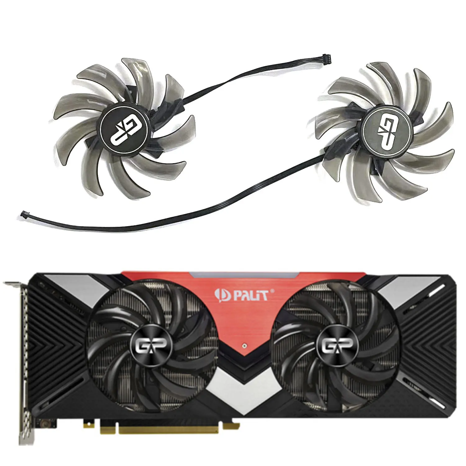 

85mm FDC10H12S9-C 0.35AMP RTX2080 Video Card Fan For PNY Palit RTX 2080 Gamingpro Dual Graphics Card