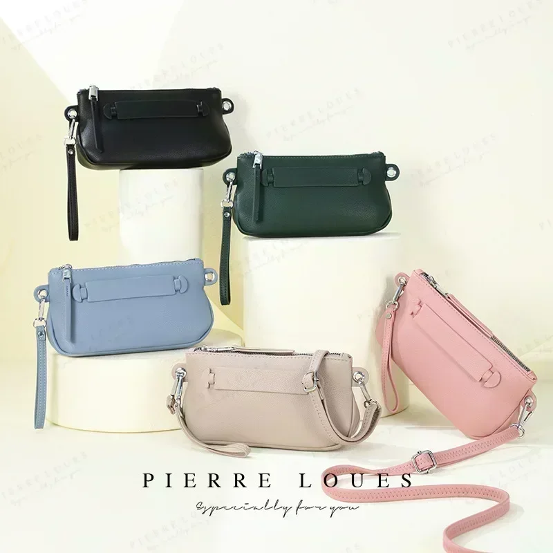 Fashion Shoulder Bag for Women Korean Large Capacity Crossbody Bag High Quality Simple Handbag Multifunction Wrist Cosmetic bag