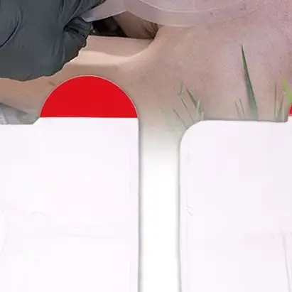 

Square Medical Chest Seal Vented Dressing Bandage First Aid Kit Rescue Chest Seal Outdoor Emergency Medical Tool