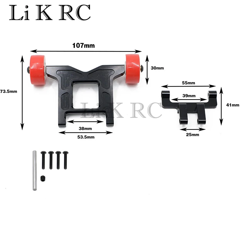 HOT-Metal Wheelie Bar And Mount Set For 1/10 Arrma Granite VORTEKS Big Rock KRATON Typhon RC Car Upgrades Parts