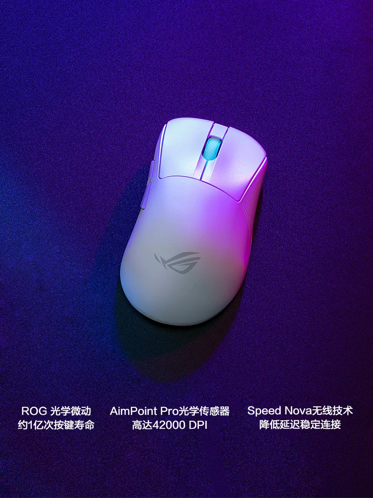 

ROG Keris II Ace 3Mode Gamer Mouse 4K 8K Wireless Bluetooth Mouse 8000HZ 54g Lightweight 42000DPI Long Endurance Esports PC Mice