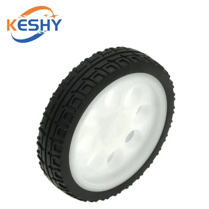DIY Wheel Robot Tire TT Motor Robot Smart Intelligent Car Platform Car Electronic Design Toy 521