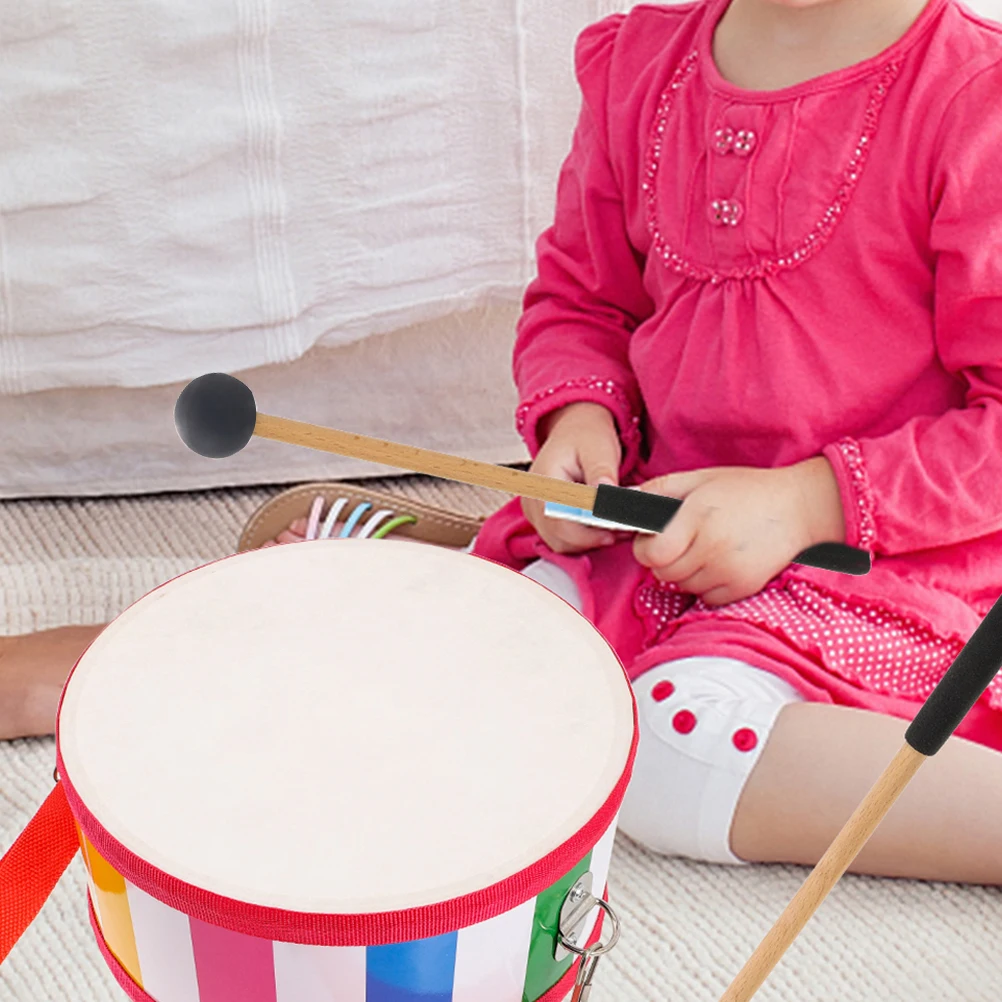 

1Pair Safe Kid-Friendly Percussion Stick for Glockenspiel Tongue Drum Practice Reusable Lightweight Mallet with Premium Wood