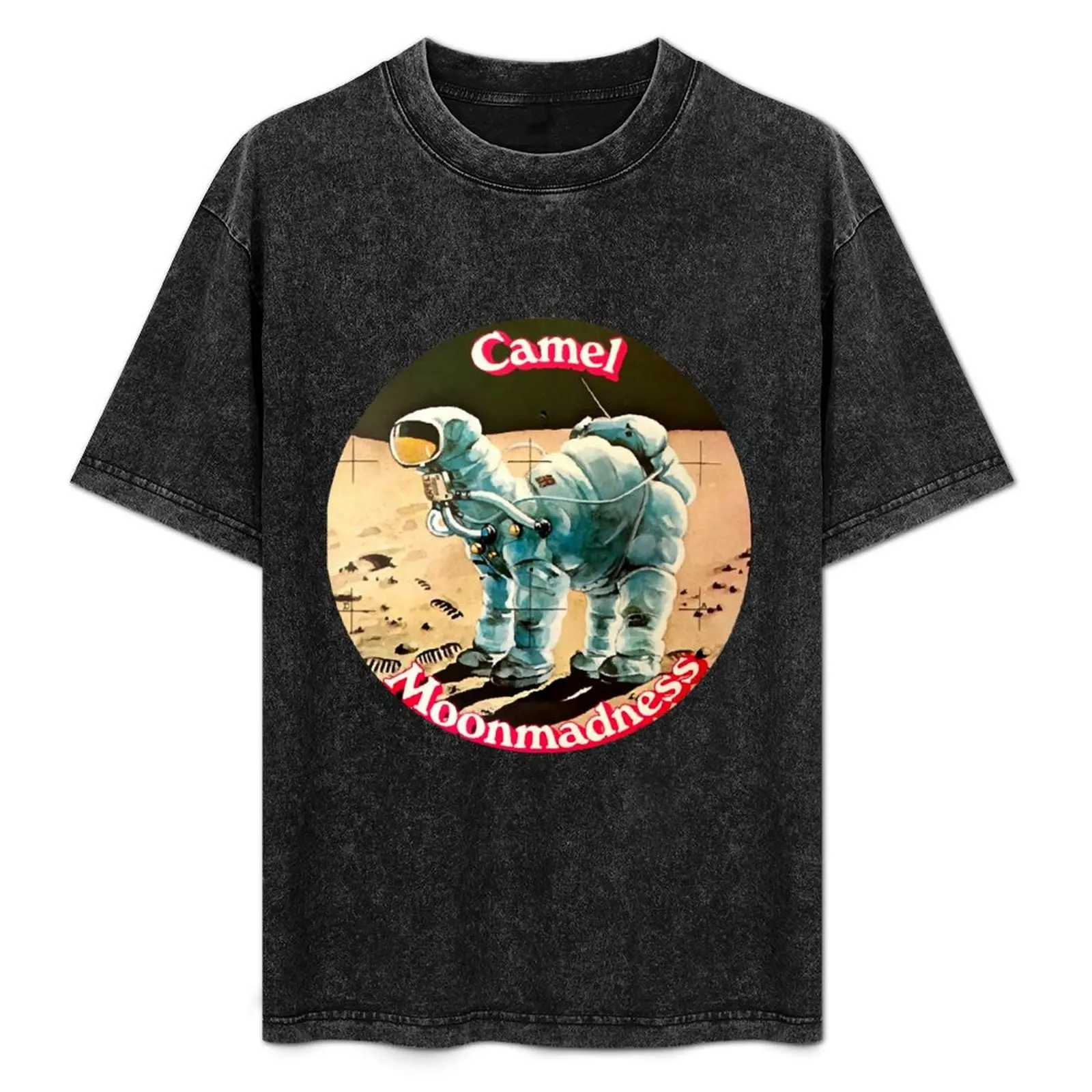 

MOONMADNESS Camel Essential T-Shirt Plus Size Outdoor Casual Top