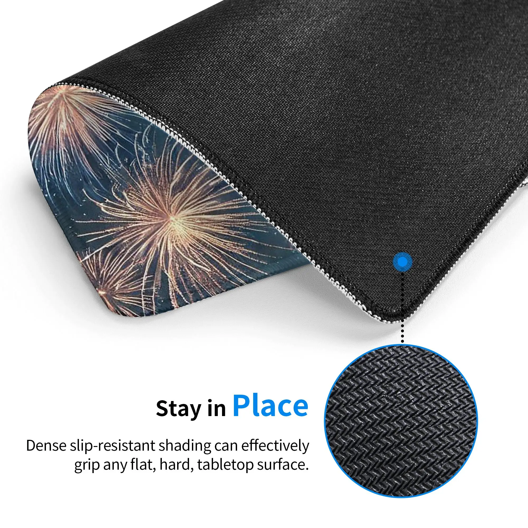 Kitten Urban Night Landscape Mouse Pad Computer Keyboard Mouse Mat Gamer PC Laptop Desk Mat Office Table Mats