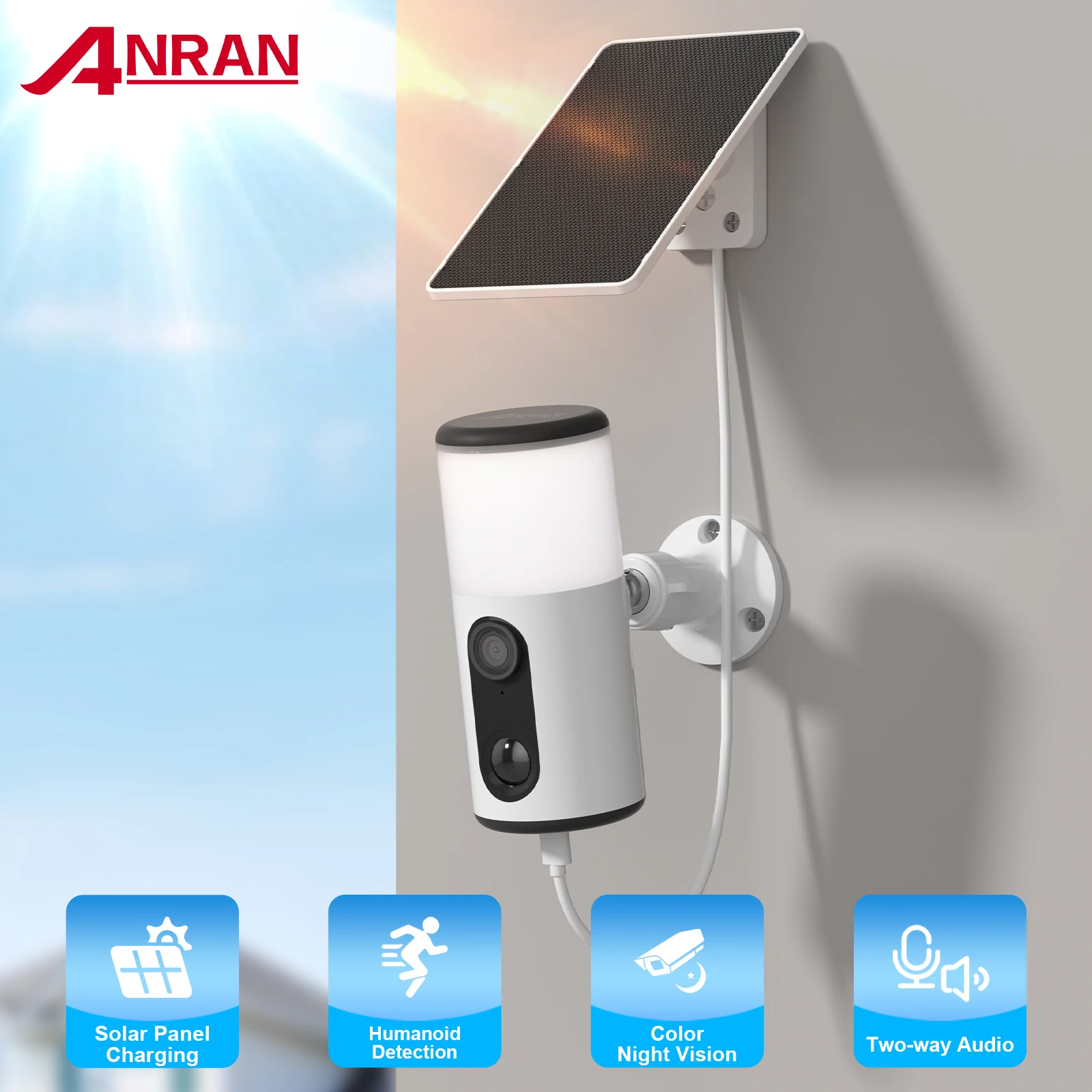 �y�Z�[�����zANRAN������\�[���[�J����2K���O2.4G WIFI�J�����z�[���Z�L�����e�B�o�b�e���[�J��������{�N���E�h�X�g���[�W�J���[�i�C�g�r�W����