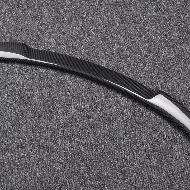 ملحقات ديكور خارجية للسيارة مناسبة لغطاء صندوق السيارة الرياضي من ألياف الكربون طراز Tesla Y