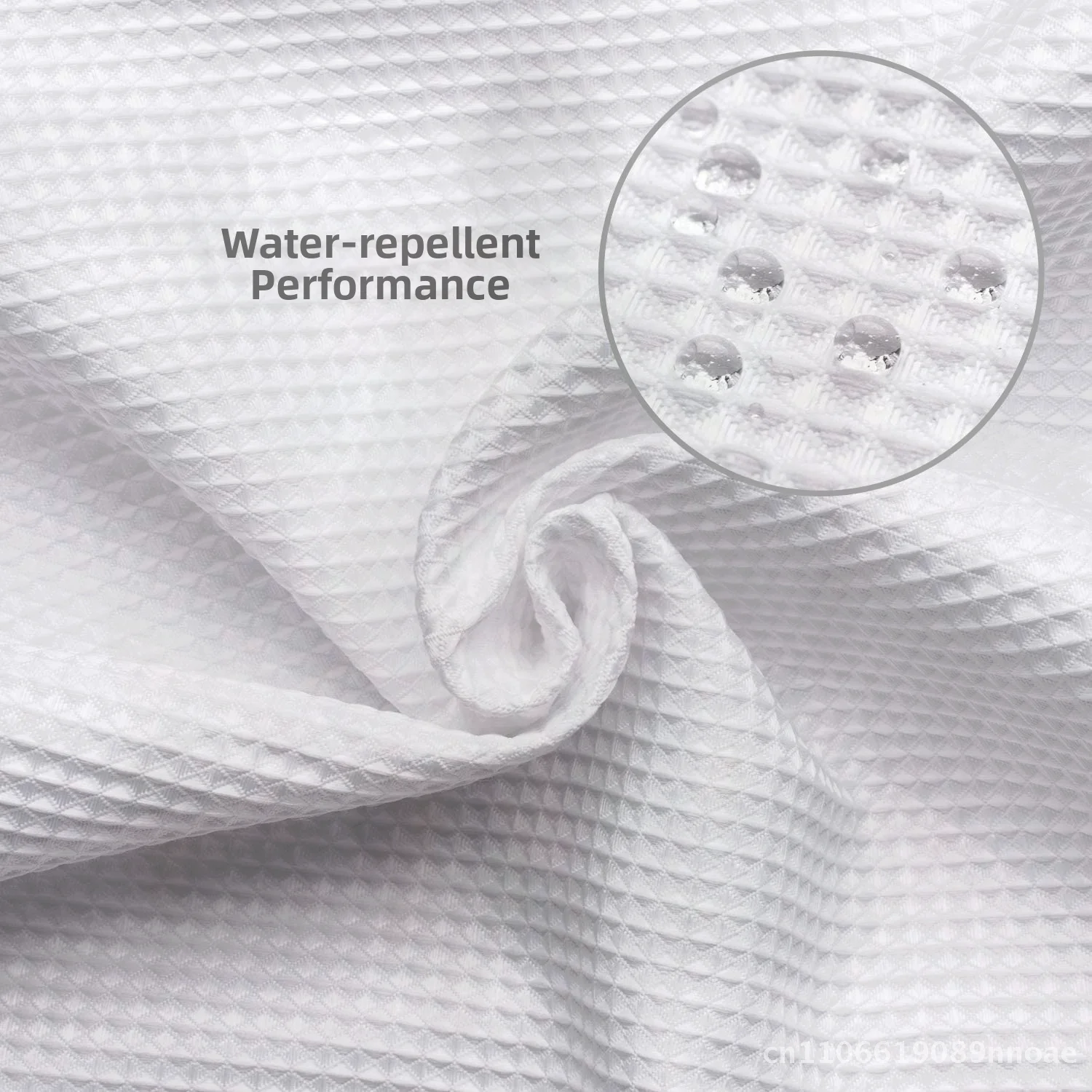

Heavy Waffle Shower Curtain 240g Waterproof Mildew Proof Bathroom Partition Modern Minimalist Solid Color Options Available