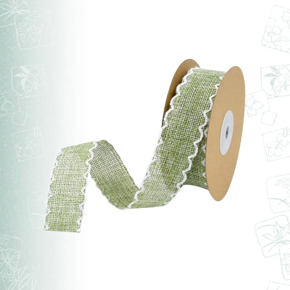 

Wedding Fabric Decorative Belt Bride The Gift Dark Green Ribbon Rustic for Crafts