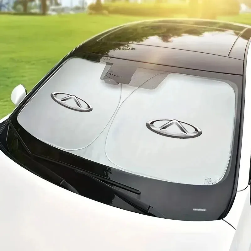

Car Sun Visor Front Windshield Sunshade Sun Protection Accessories For Chery Tiggo 2 3 7 4 5x Kimo Qq6 s21 Qq3 Brakes s11 A3 A5