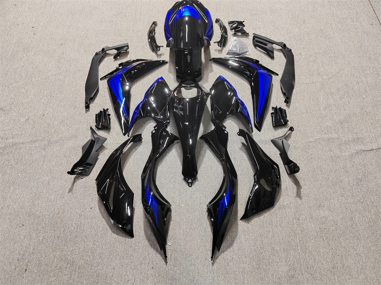 New ABS Fairings Kit Fit for Ninja Z1000 2014 2015 2016 2017 2018 2019 14 15 16 17 18 19 Bodywork Set Black blue