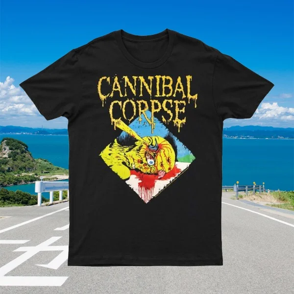 

2025 New Hammer Smashed Face Print Unisex Street Fashion Trend Short Sleeved Pure Cotton Round